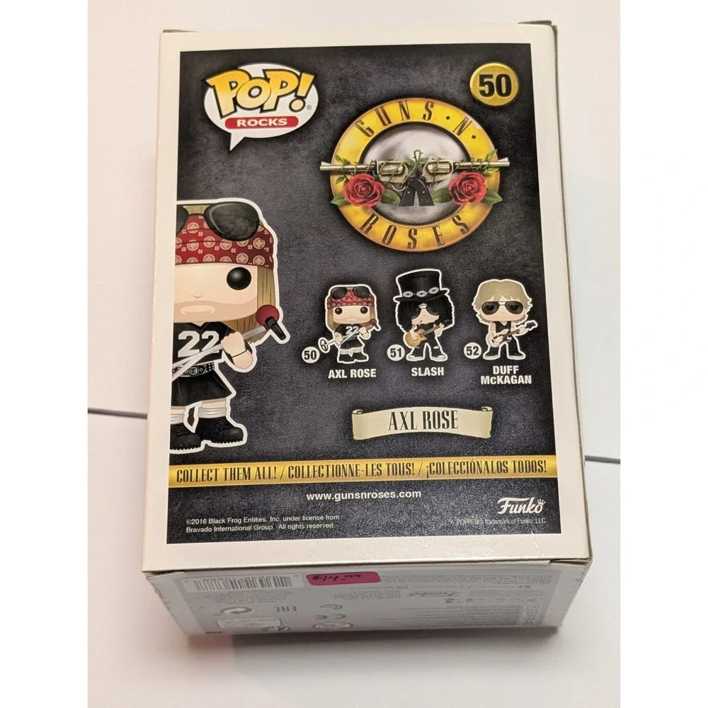 FUNKO POP! Rocks: Music‎ - Guns N Roses Axl Rose Vinyl Figure #50 #10688
